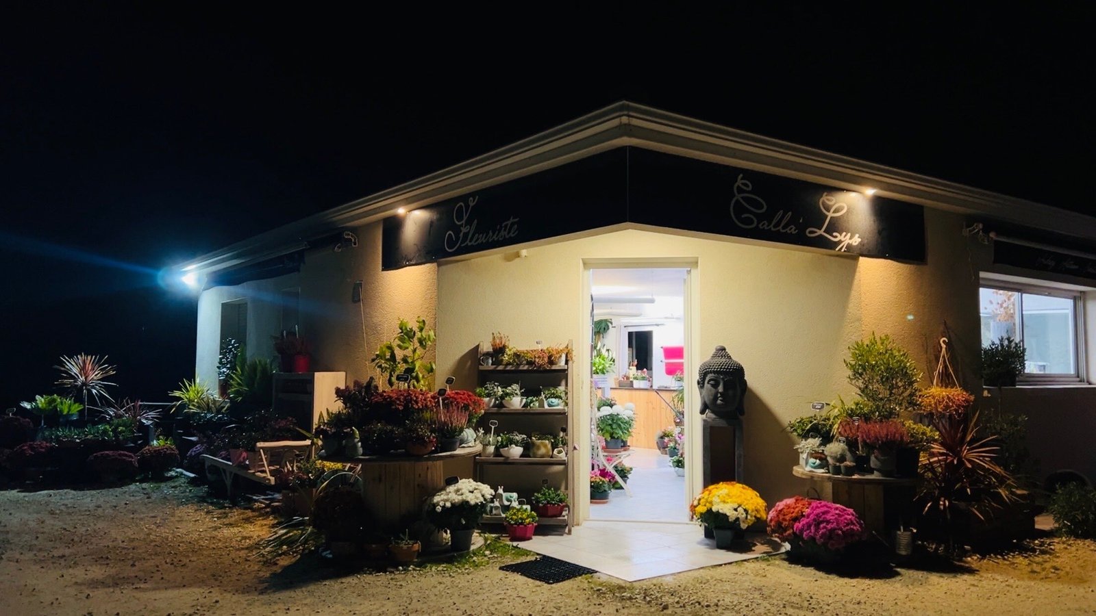 Installation éclairage extérieur LED pour commerce à Cozes - Aurora Solutions électricien